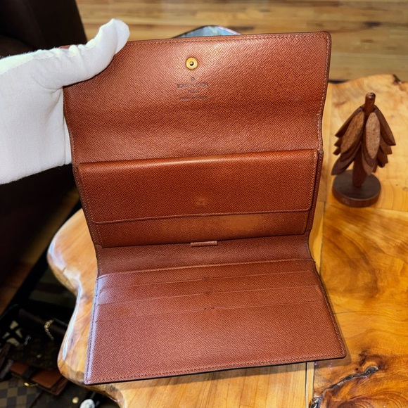 Louis Vuitton, international monogram, brown, long wallet vintage 2000 - Picture 7 of 15